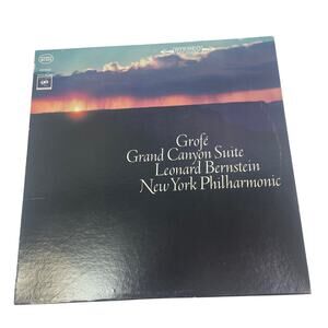 Grofe Grand Canyon Suite Leonard Bernstein New York Philharmonic LP Vinyl Record